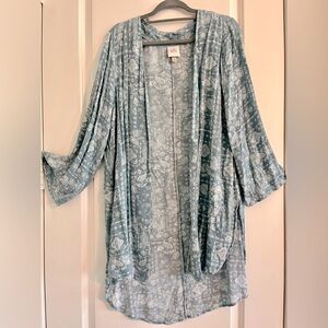 Blue Patterned Light Cover